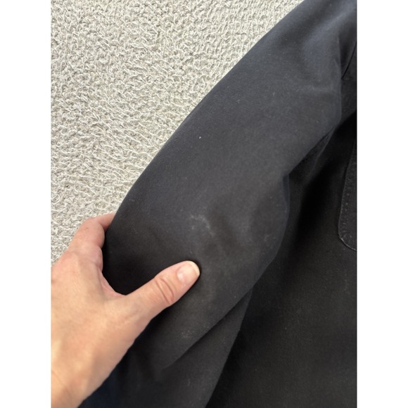 Wrangler Blanket Lined Jacket Mens Large Distressed Black Workwear - Picture 6 of 16